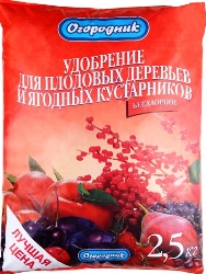 Удобрение Плодово-ягодные Огородник Купить