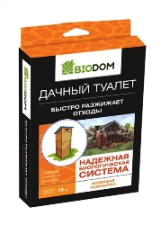  	 Средство для дачного туалета Biodom в пакетиках 75г