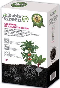 Средство от усталости почвы Robin Green 1 кг 199 рублей